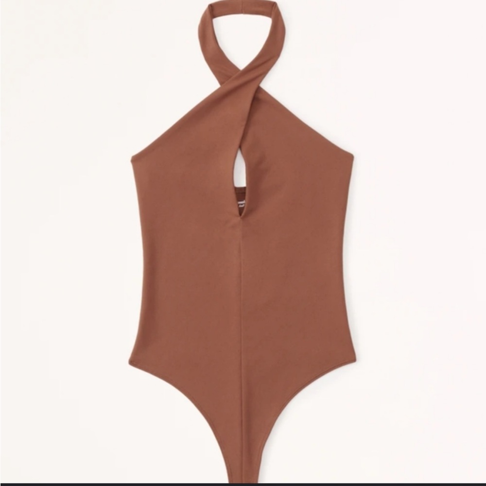 Abercrombie & Fitch Halter Twist Front Bodysuit Small